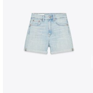 NWT Zara high waist mom shorts